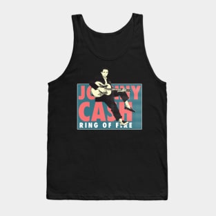 Ring Of Fire Johnny Cash Tank Top